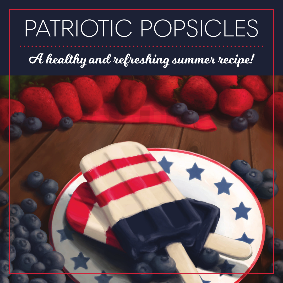 Social Share - Patriotic Popsicles template