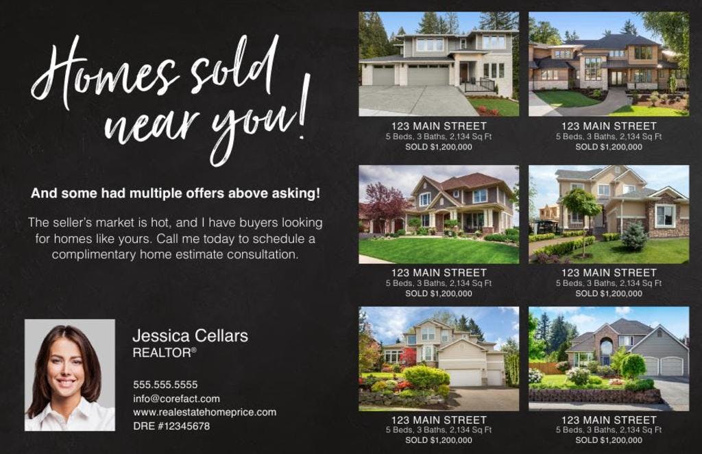 Showcase your recently sold properties