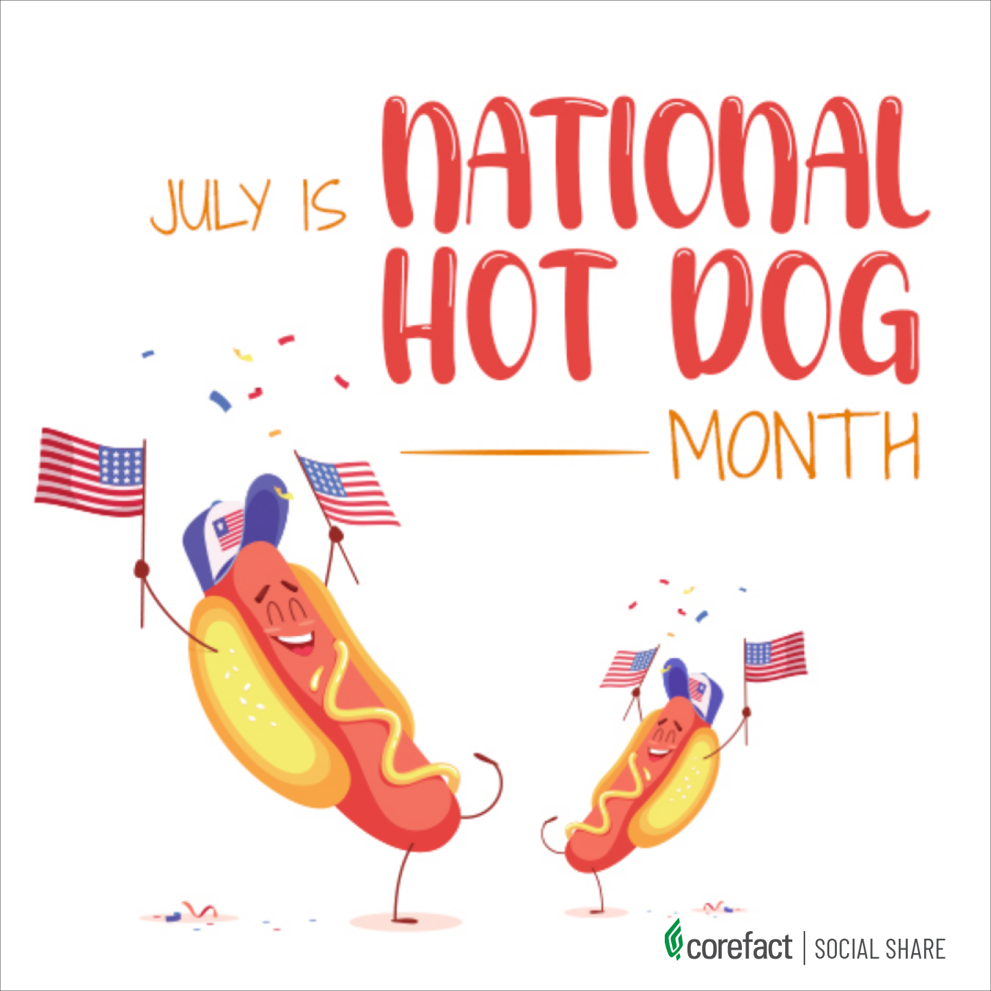 July National Hot Dog Month