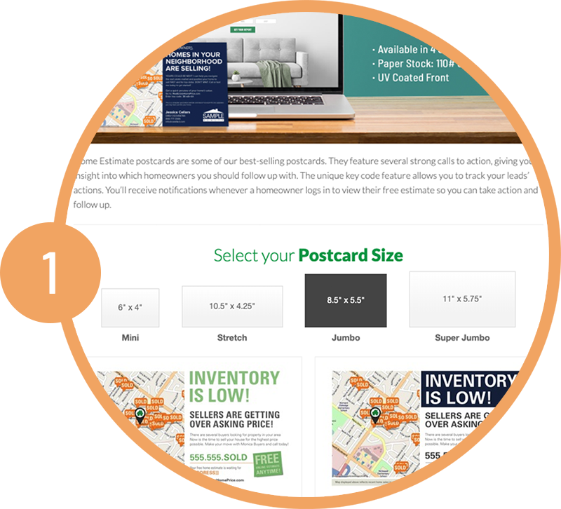 Customize Your Postcard or Campaign Online