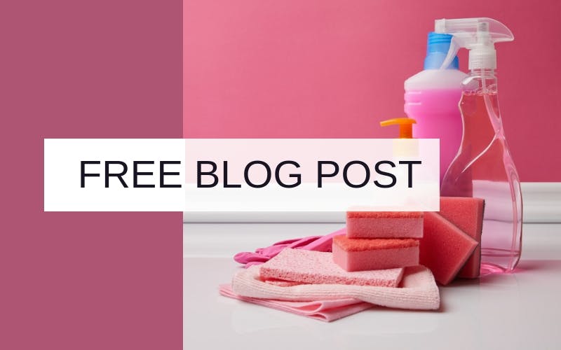 Free Blog Post: Easy DIY Cleaning Tips